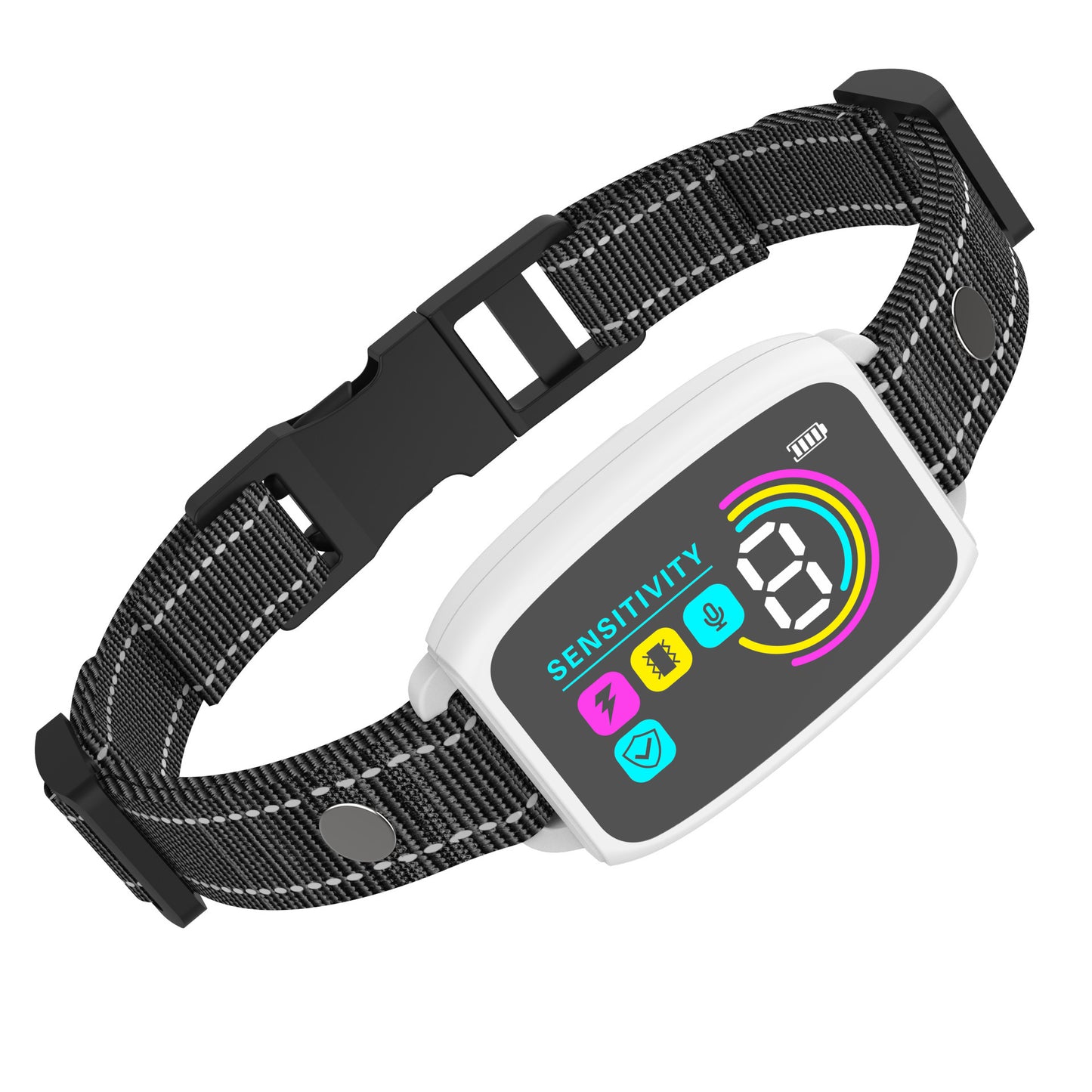 Automatic Anti Barking Dog Collar Rechargeable HD Digital Display IP67 Waterproof