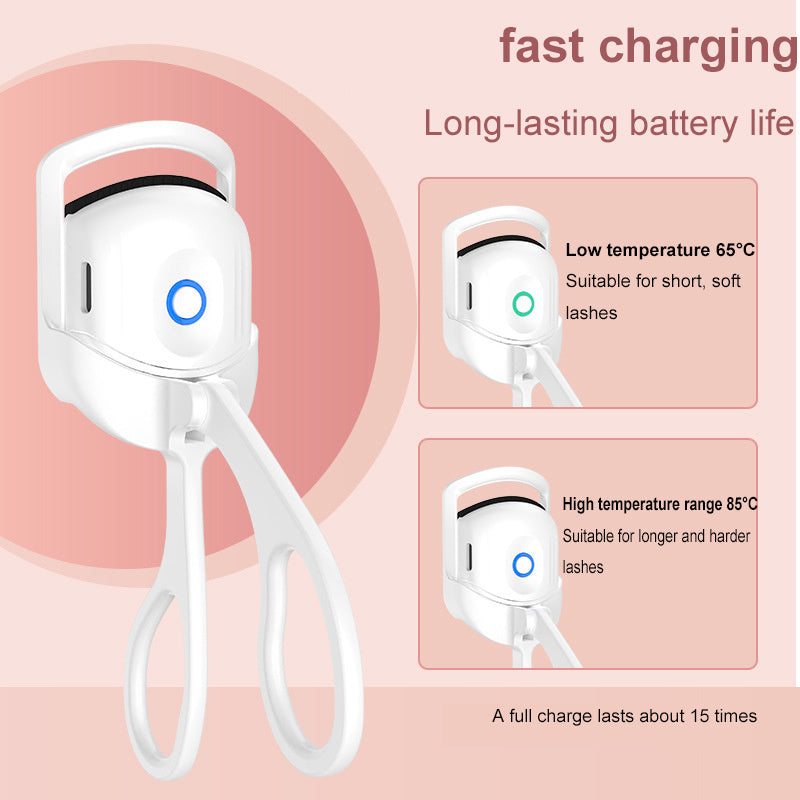 Portable Eyelash Curler Electric Heated Comb Eye Lash
