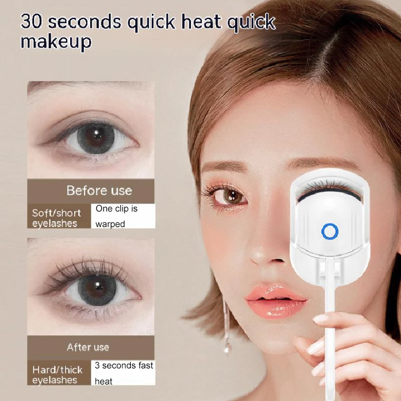 Portable Eyelash Curler Electric Heated Comb Eye Lash