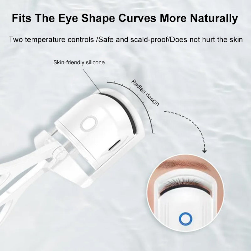 Portable Eyelash Curler Electric Heated Comb Eye Lash