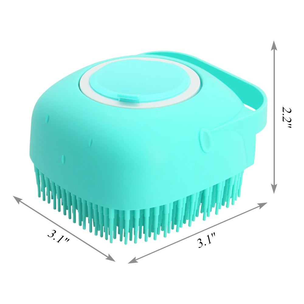 Pets Massager Brush Comb Silicone Scrubber