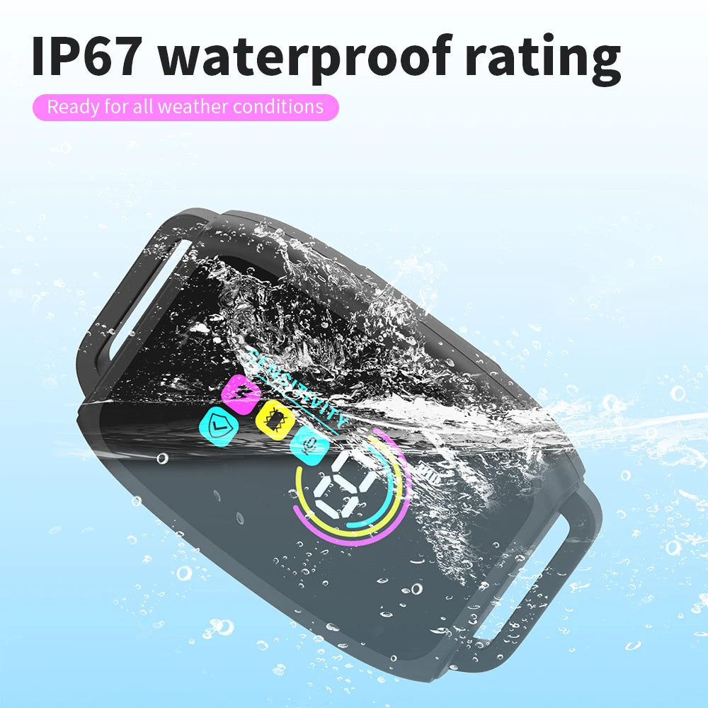 Automatic Anti Barking Dog Collar Rechargeable HD Digital Display IP67 Waterproof