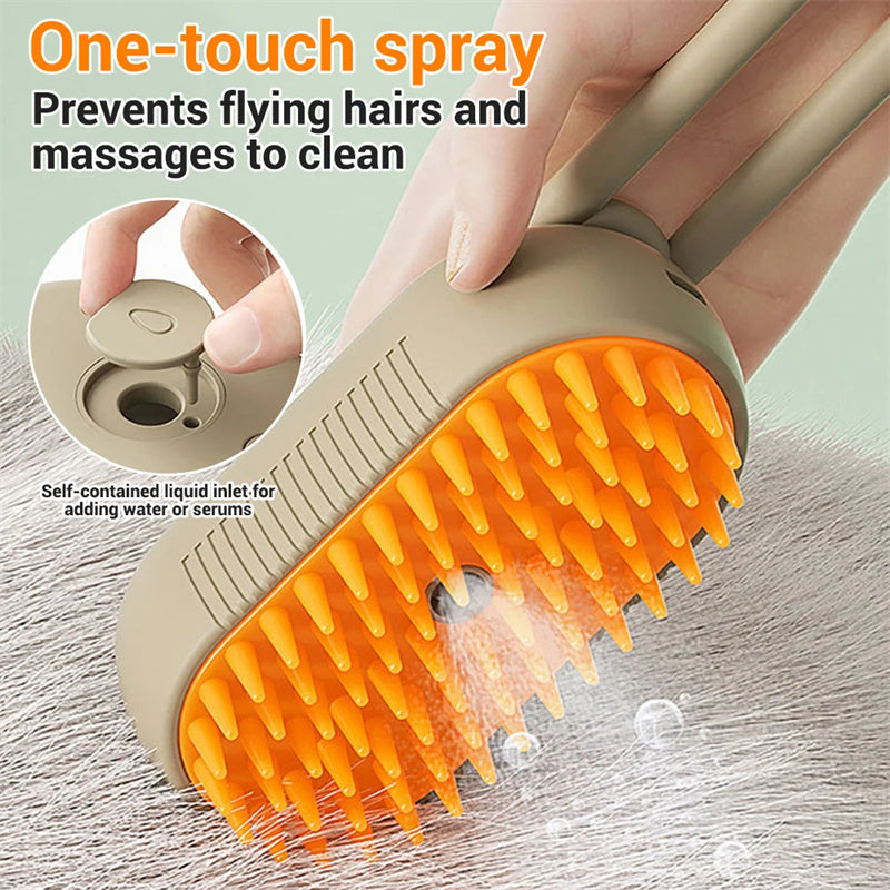 3 In 1 Electric Spray Steam Brush