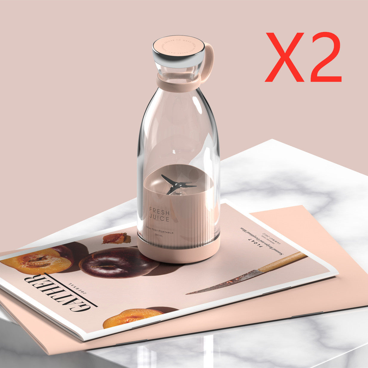 Electric Juicer Mixer USB Rechargeable Machine