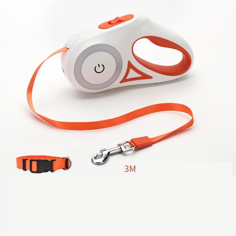 Dog Leash Retractable Leash And Dog Collar Spotligh