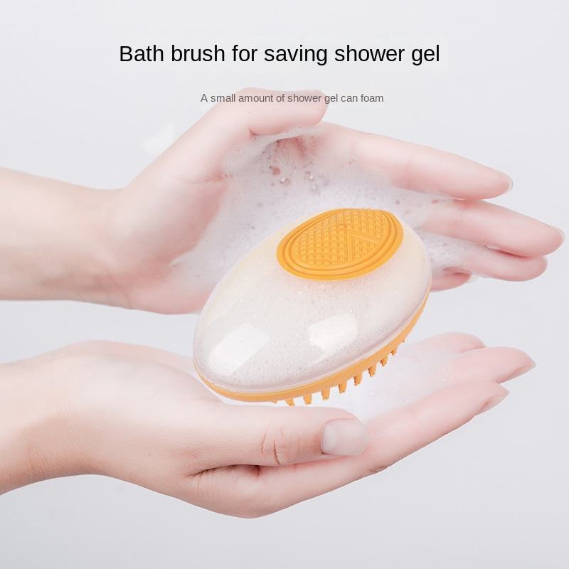 2-in-1 Pet Massage Soft Silicone Grooming Tool