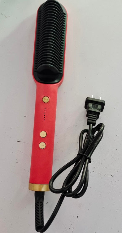 2 In 1 Hair Straightener Ion Curling Tong Dual-purpose Brush