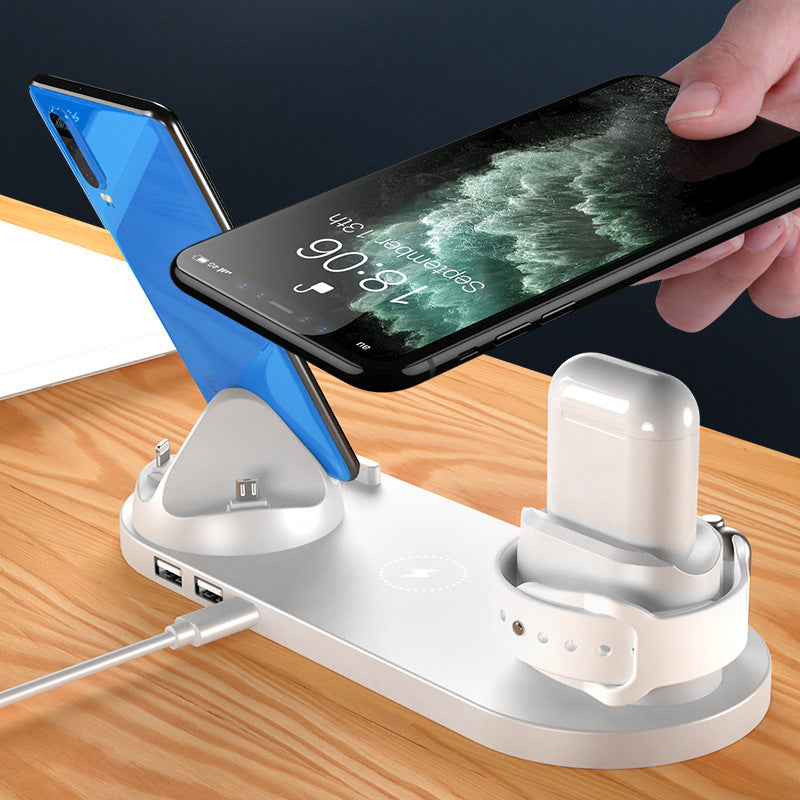 Wireless Charger For IPhones 6 In 1 Charging Dock Station