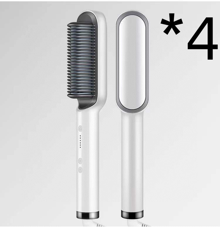 2 In 1 Hair Straightener Ion Curling Tong Dual-purpose Brush