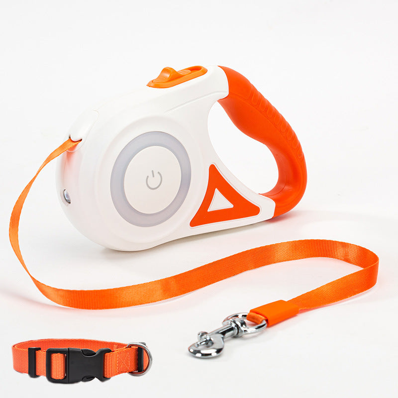 Dog Leash Retractable Leash And Dog Collar Spotligh