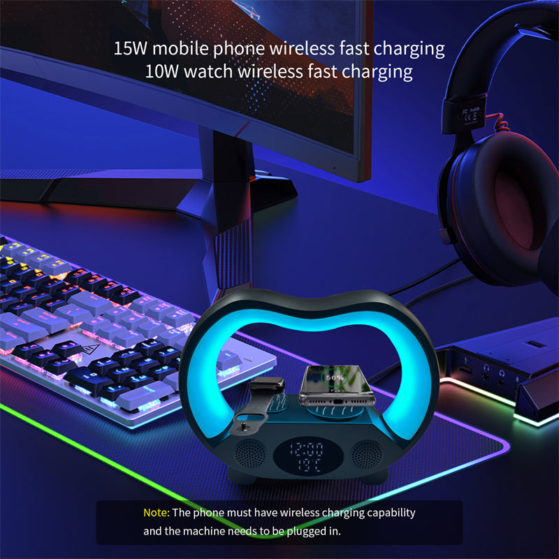 6 In 1 Smart Remote Control Bluetooth LED Table Lamp