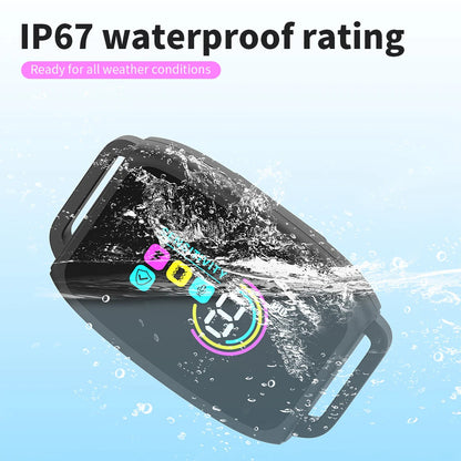 Automatic Anti Barking Dog Collar Rechargeable HD Digital Display IP67 Waterproof