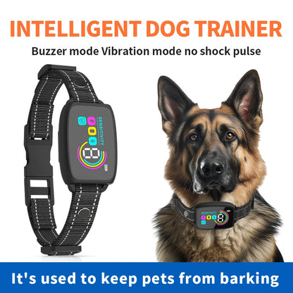 Automatic Anti Barking Dog Collar Rechargeable HD Digital Display IP67 Waterproof