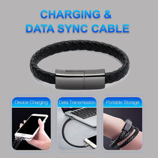 New Bracelet Charger Cable Data Cord For IPhones
